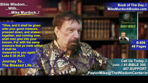 Re-Air: Bible Wisdom With Mike Murdock..!!!
