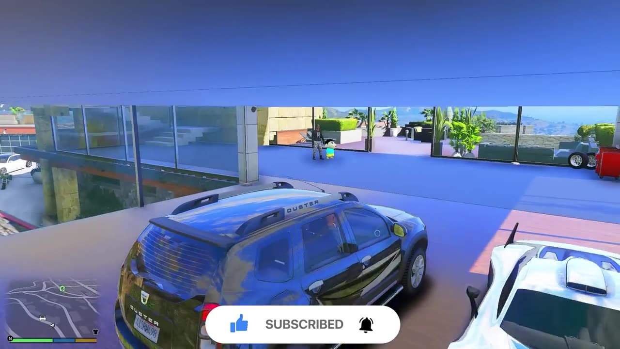 Franklin & shinchan open showroom in gta 5..