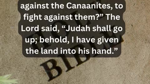 Journey of faith and spiritual growth Judges 1:1-2 Daily Bible Verse