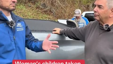 Woman's children taken away only because they lost their home from the floods