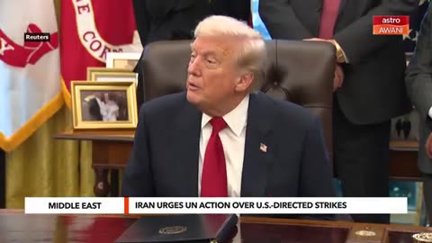 Iran urges UN action over U.S. directed air strikes on nuclear sites