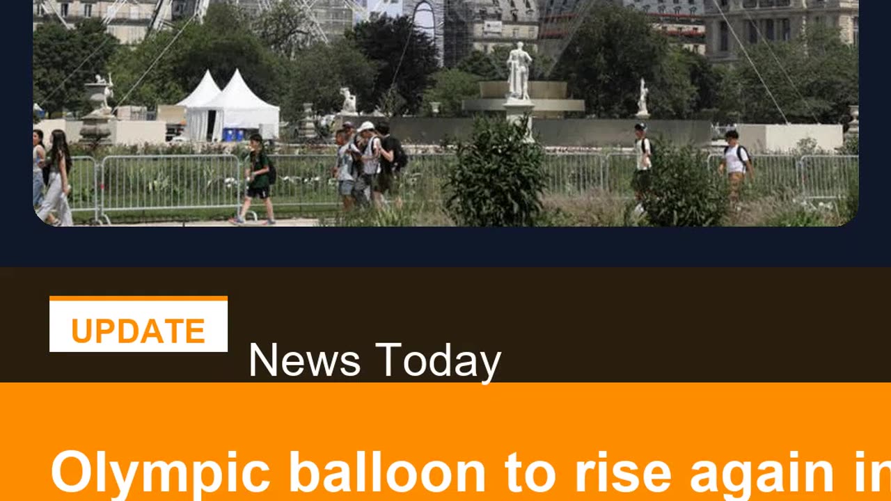 Olympic balloon to rise again in Paris