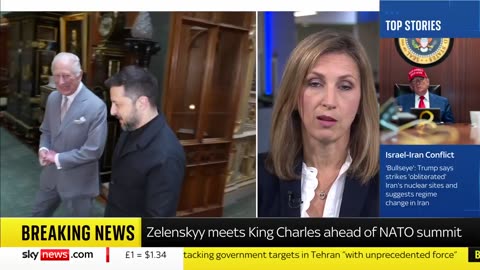 President Zelenskyy meets King Charles at Windsor Castle