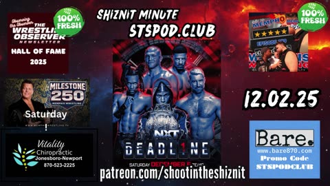 SHIZNIT MINUTE 12.2.25 - BT TALKS NXT!!
