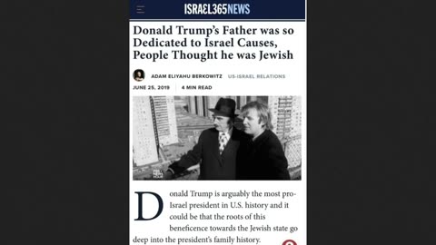 Trump Family History - Pro White or Pro Foreigner?