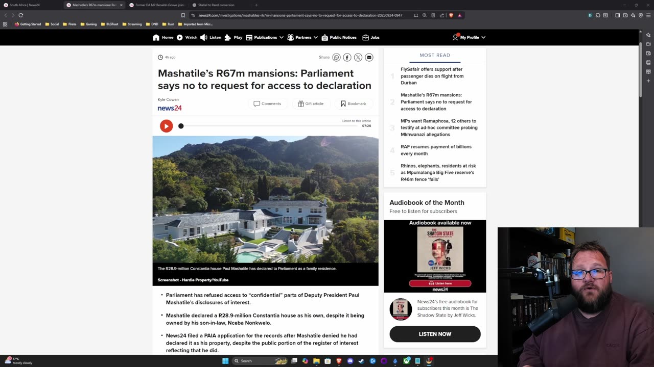 Information DENIED! Deputy President's R67m Corruption Scandal