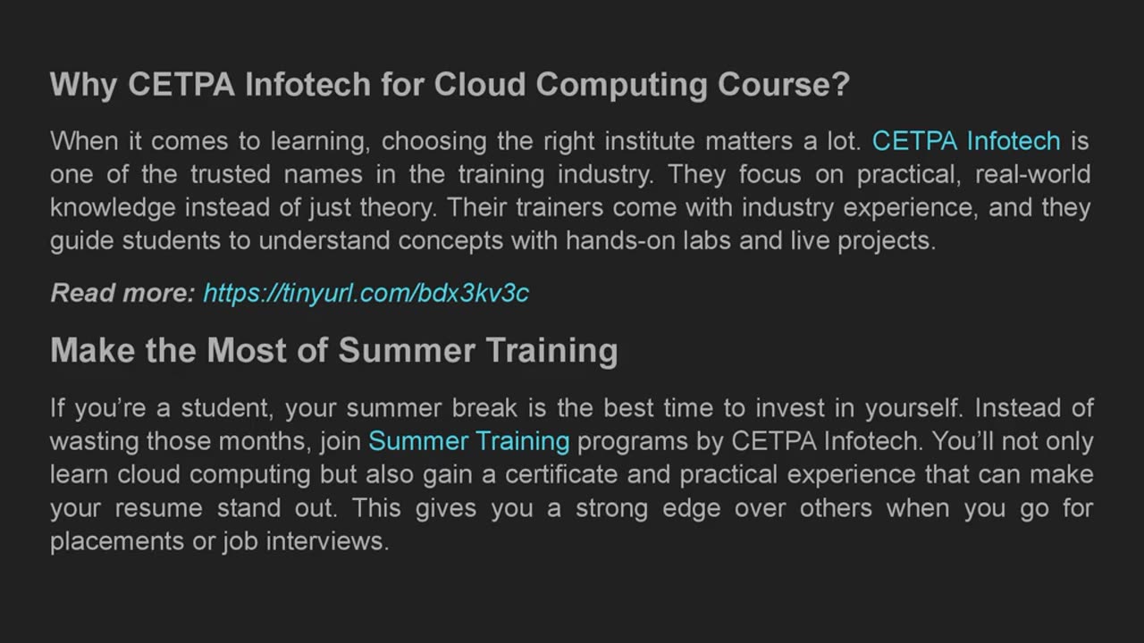 How Cloud Computing Training Can Propel Your Career Forward