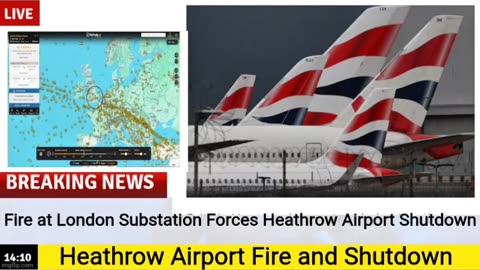 Heathrow Airport Fire and Shutdown