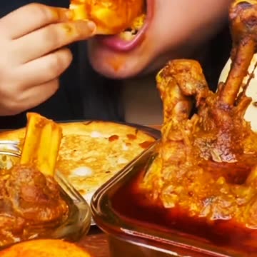 SPICY MUTTON ROGAN JOSH🔥SPICY CHICKEN CURRY WITH BUTTER NAAN_ LACHHA PARATHA AND SOFT PURI_ LUCHI