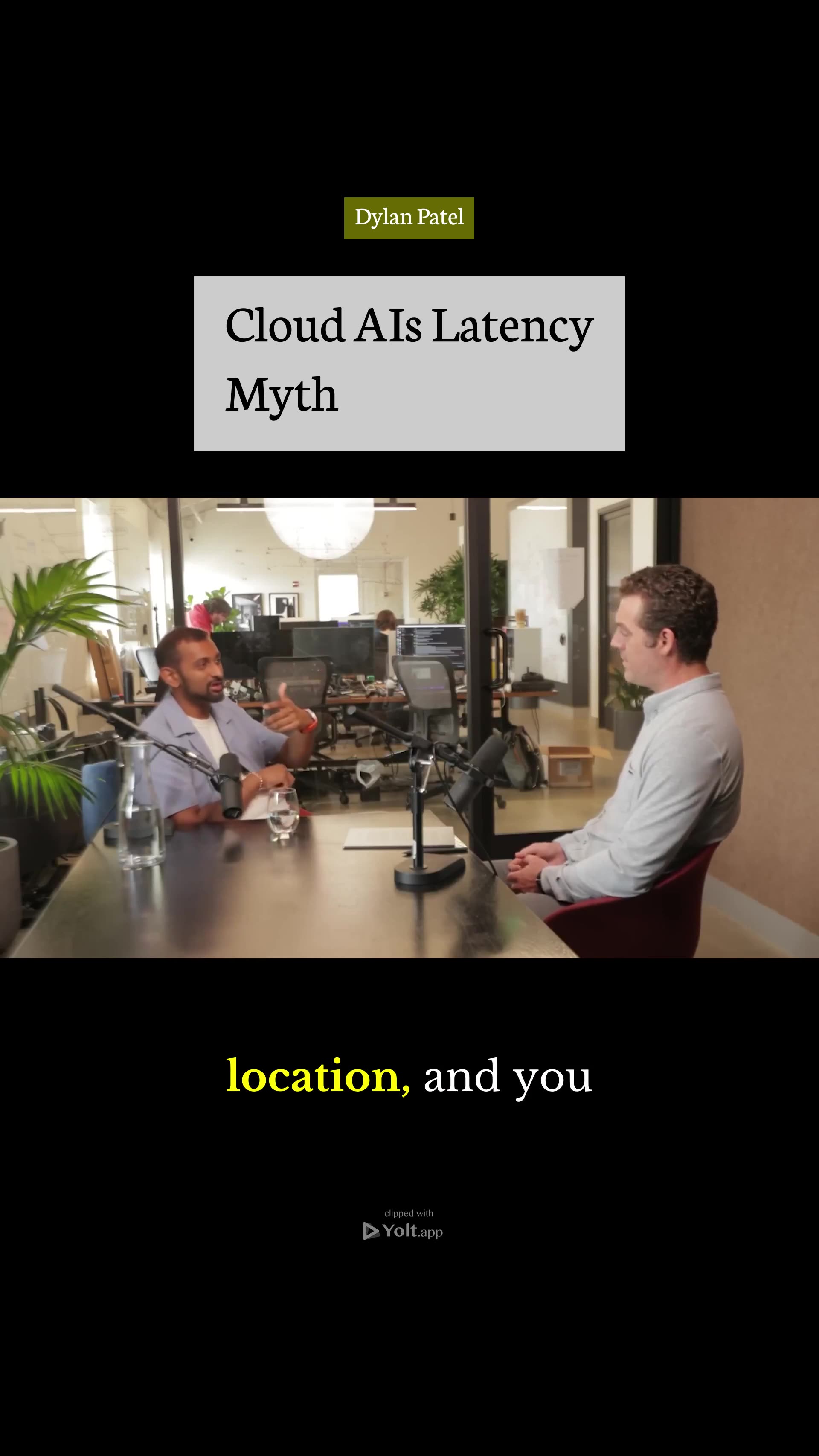 Transformers Arent Always Slow - Dylan Patel #clouddata #transformers #aiworkloads #latency