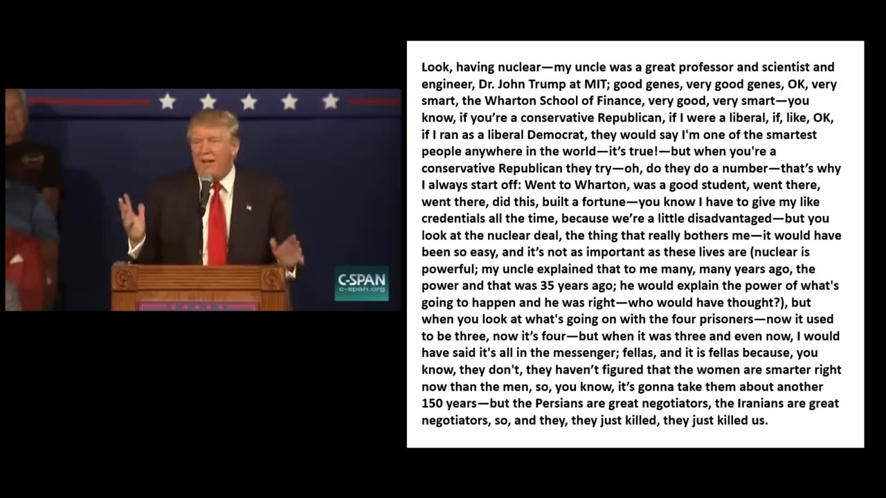 Trump's Distinctive Use of Language - A Doctor's Perspective