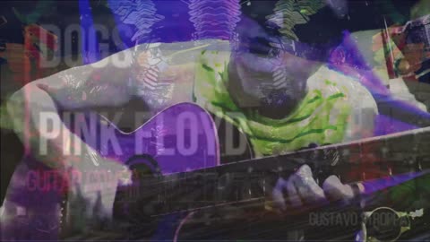 Pink Floyd - Dogs (Guitar Backing Track with Acoustic rythm guitar)(480p)
