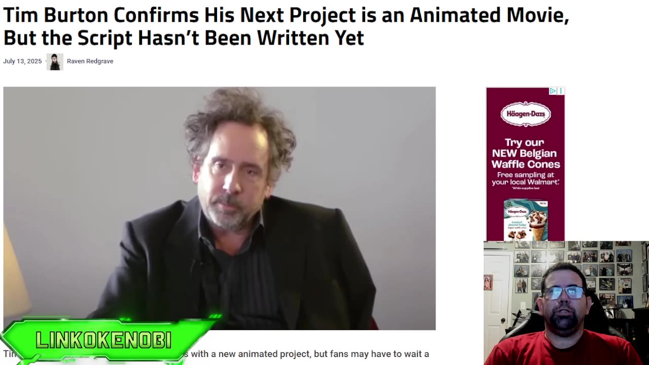 Tim Burton Working On Another Animated Film