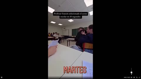 Teacher doesn't play games. Imagine this in the USA?