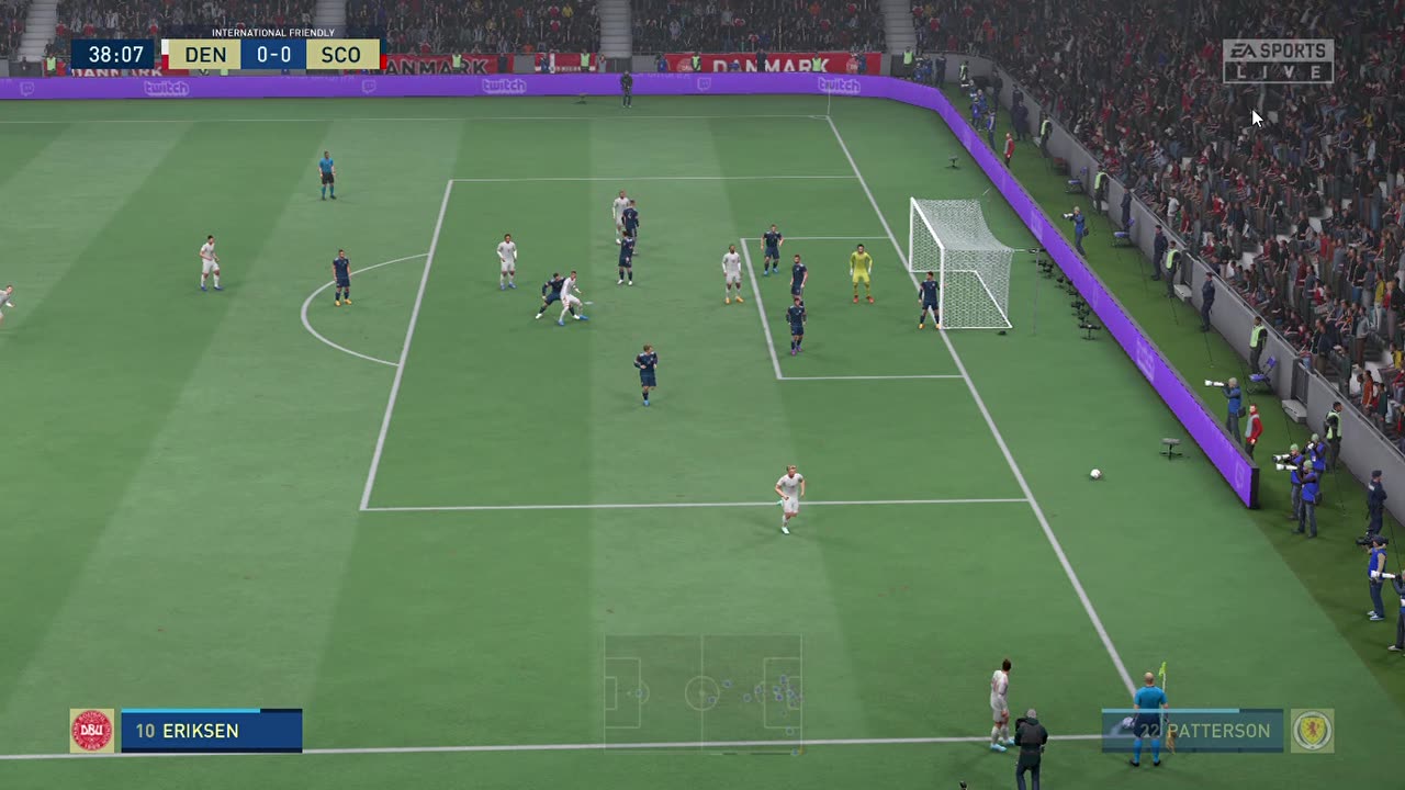 Denmark and Scotland - Fifa game