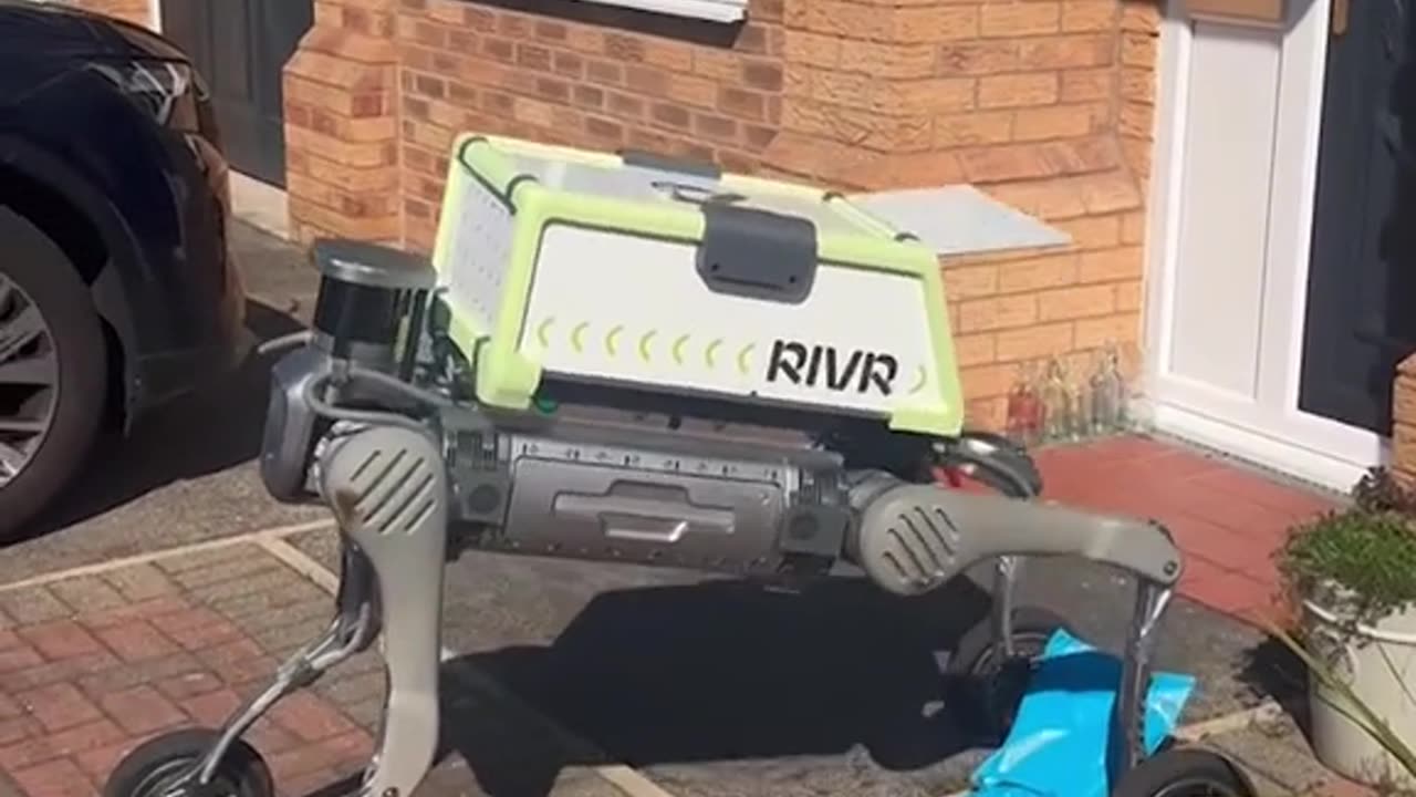 Delivery company Evri is trialling robot delivery dogs to send out parcels