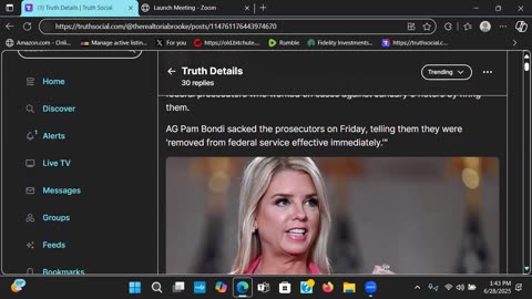 Pam Bondi Fired Jan 6th Prosecutors - Finally