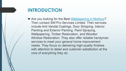 Best Wallpapering in Norbury
