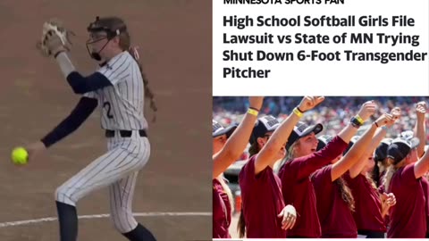 6 ft Giant MALE Dominates Girls Softball, Pitching Shutout to advance to the Class 4A softball state tournament in Minnesota