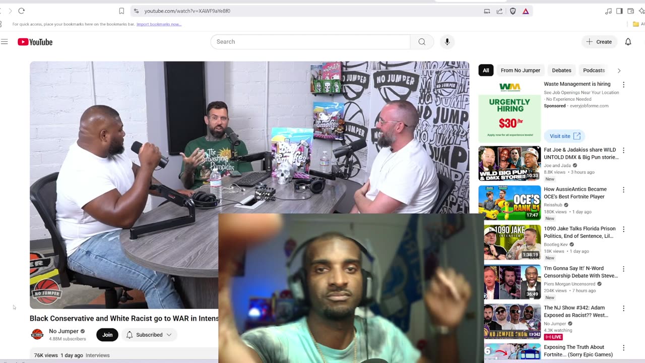 No Jumper Racial Debate Reaction PT 2