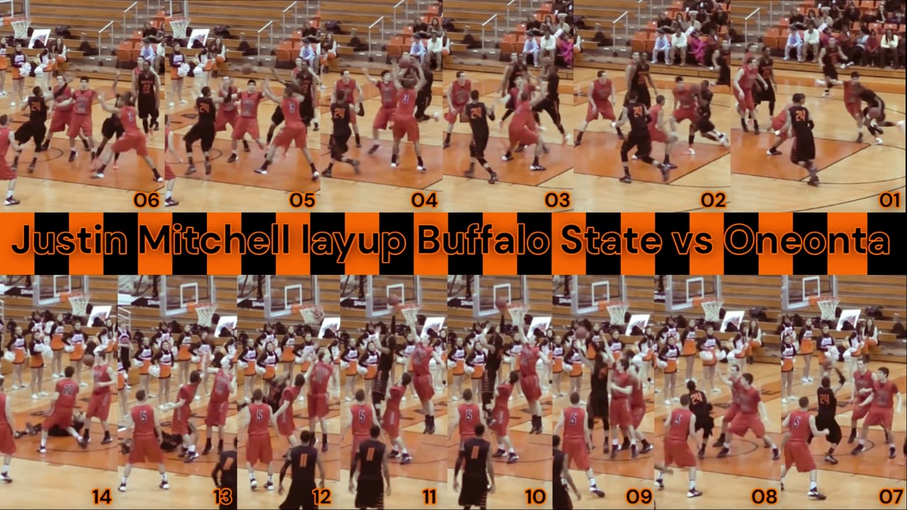Prototype 261: Justin Mitchell layup vs Oneonta