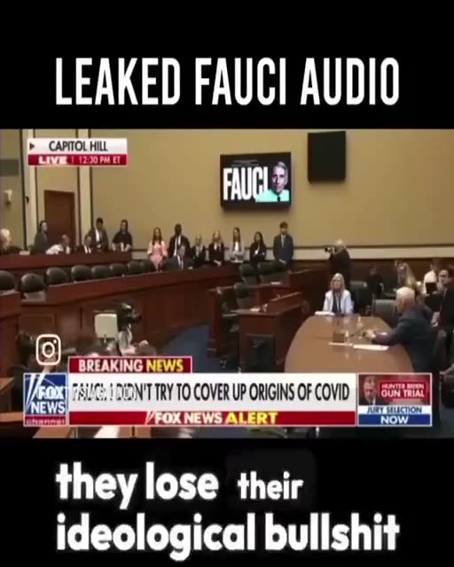 Why isn't Fauci rotting away in prison yet? His crimes against humanity are well-documented.