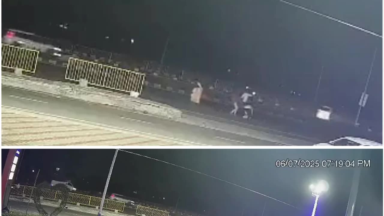 CCTV Captures Hyderabad Family Run Over by Container Lorry — One Dead, Three Injured