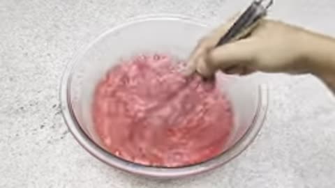 and only 2 ingredients, mix, chill and it's ready