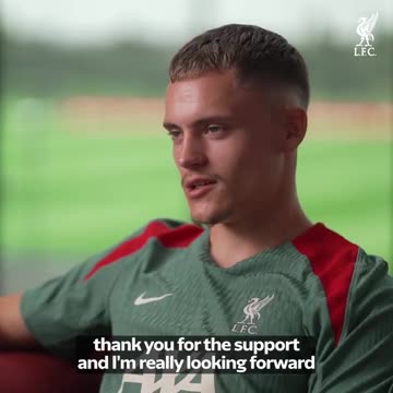 Get the first words from Florian Wirtz after signing for Liverpool
