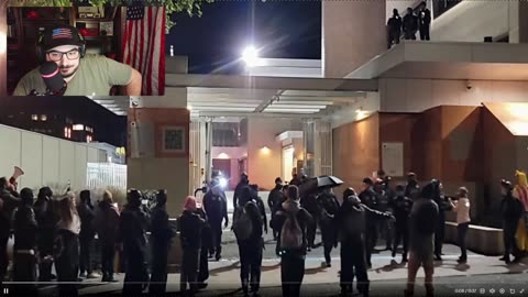 Old #Liberal #Woman Fell & Blamed #ICE During #Portland #ANTIFA #ICE #Protest