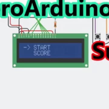 Crazy #Game #Trex #Dino #Arduino #Tinkercad LCD #AeroArduino