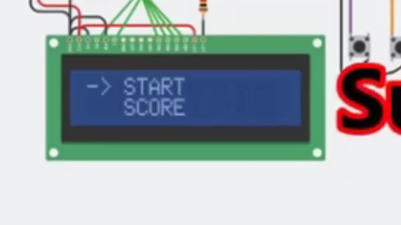 Crazy #Game #Trex #Dino #Arduino #Tinkercad LCD #AeroArduino