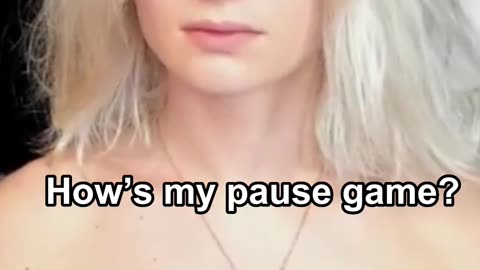 How’s my pause game?