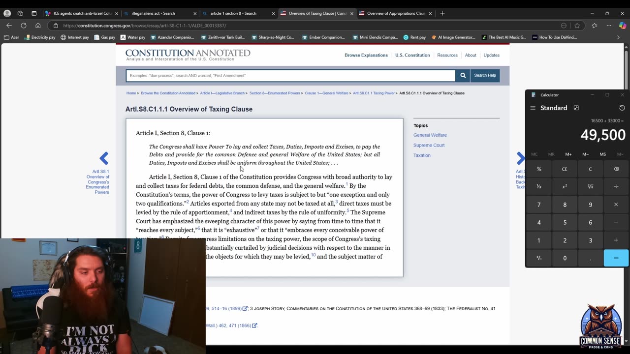 Mohsen Madawi and some COMMONSENSE | CommonSensePRose&Cons