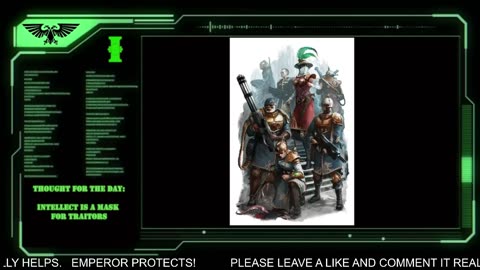 WARHAMMER 40K RADIO 24/7 SLEEP ASMR LORE & STORY RERUN STREAM