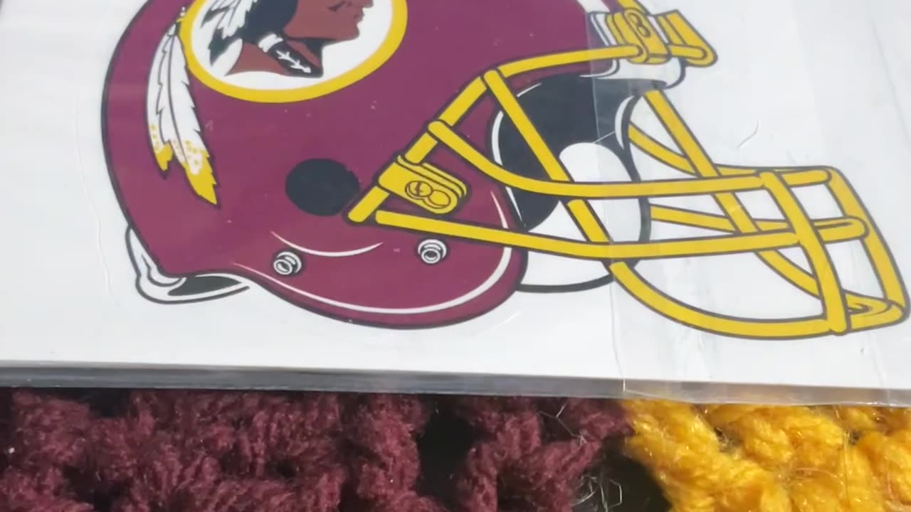 REDSKINS VENDING MACHINE STICKERS
