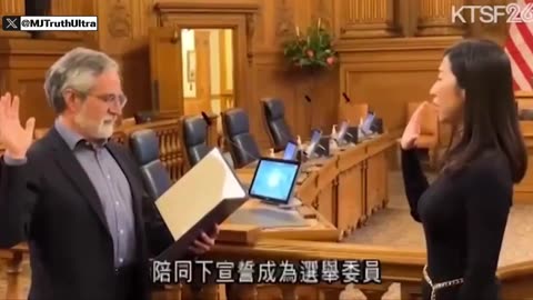 CHINESE “non-citizen”, overseeing US elections and election policies.