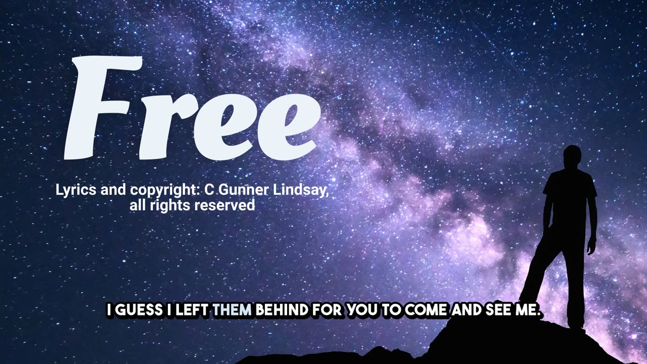 "Free" - Might be hard but I see, might be wild but I'm free - Inspirational Lyric Video
