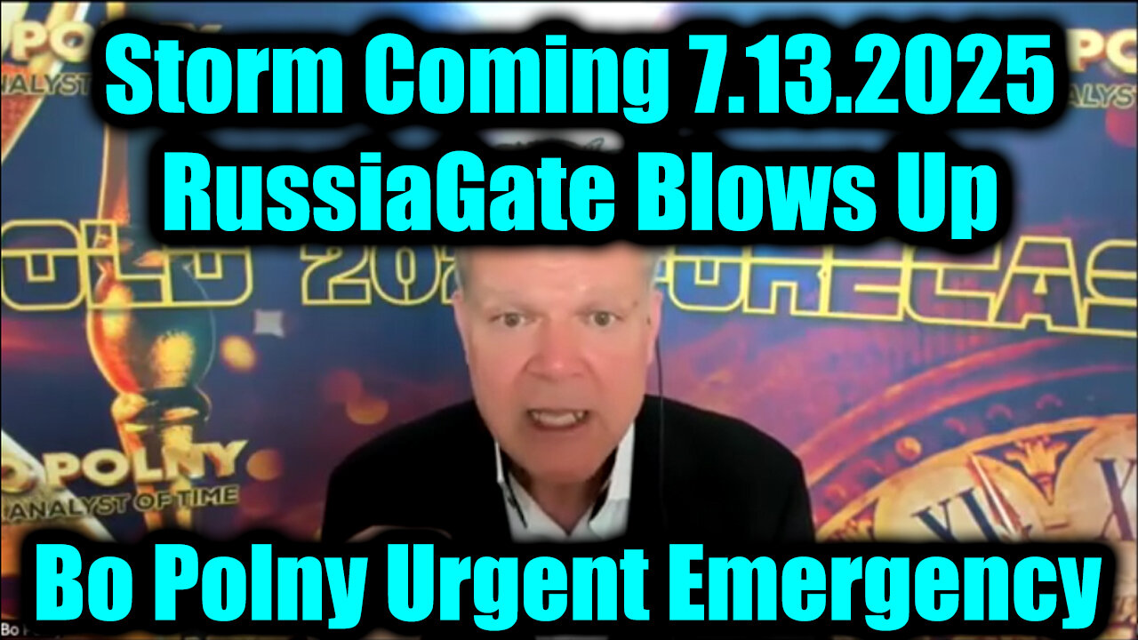 Storm Coming - RussiaGate Blows Up, Update 7.13.25