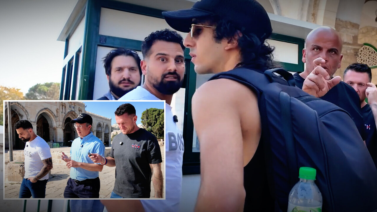 Tommy Robinson & Avi Yemini Banned from Al-Aqsa mosque!