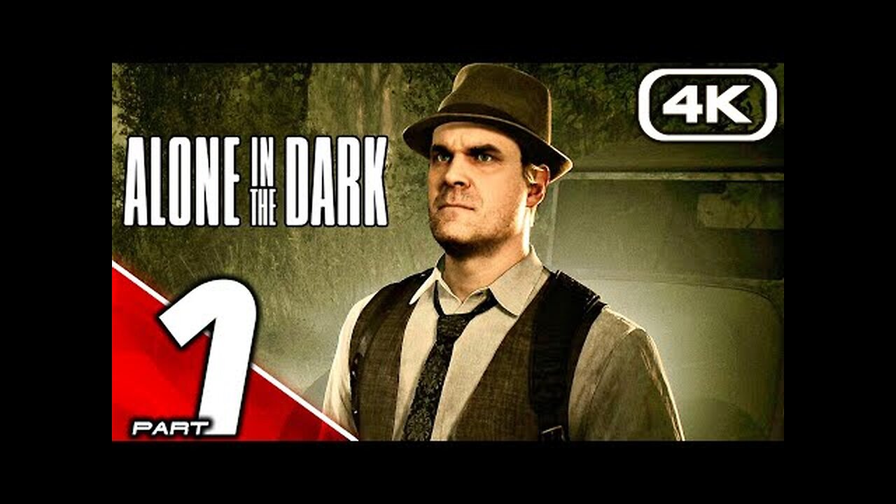 ALONE IN THE DARK REMAKE (2023) Gameplay Walkthrough Part 1 - Full Demo (4K 60FPS) No Commentary
