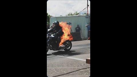 Dangerous Bike stunt
