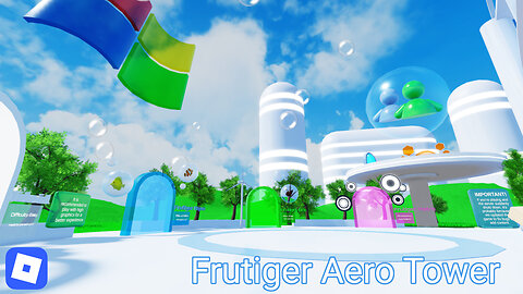 ROBLOX Frutiger Aero Tower - All 6 Levels!