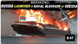 ODESSA on FIRE: RUSSIA Sank a 180-Meter-Long Azerbaijani Vessel full of NATO Weapons for UKRAINE