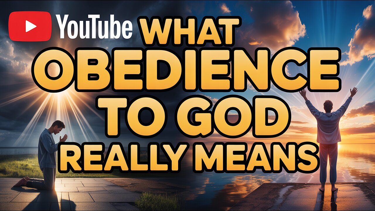 🗣️ What Obedience to God REALLY Means (This Changes Everything) #GodsWill #ChristianLiving #Oedience