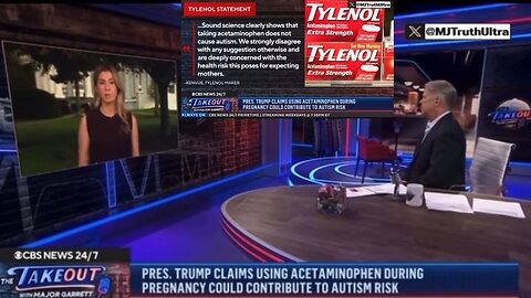 PANIC!!! Tylenol Releases Statement that their product does not Cause Autism 9.22.25