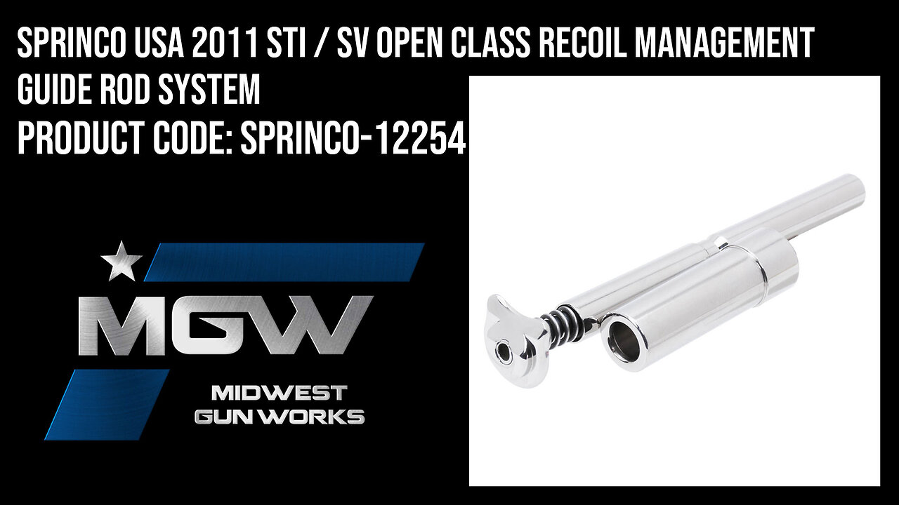 Sprinco USA 2011 STI / SV Open Class Recoil Management Guide Rod System - SPRINCO-12254