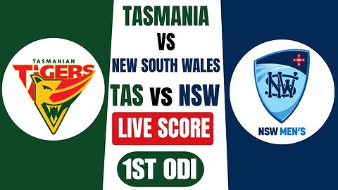 New South Wales vs Tasmania Live | NSW vs TAS Live | Australia One Day Cup 2025-26 | TAS vs NSW Live