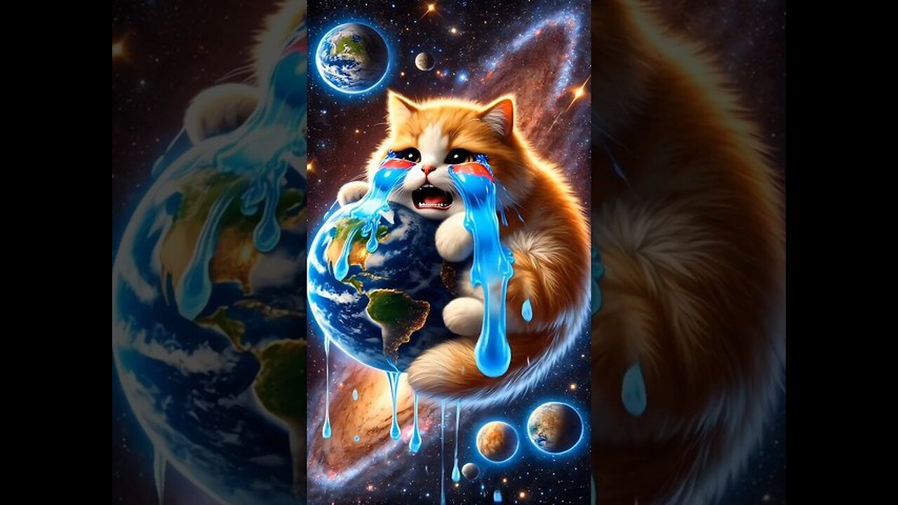 Tiny Kitten Keeps Growing 😱🐱 cat cartoon video #ai猫