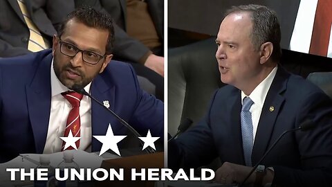 Senator Schiff and FBI Director Patel Clash at Senate Hearing